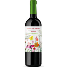 Вино "Терре Січіліане", Россо Біолоджико / "Terre Siciliane", Rosso Biologico, червоне сухе 0.75л mini slide 1