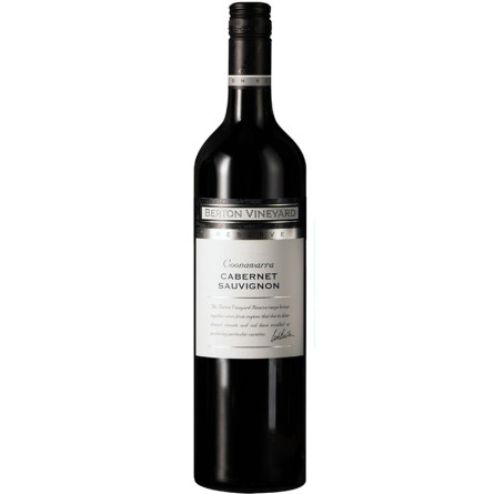 Вино Резерв Каберне Совиньон / Reserve Cabernet Sauvignon, Berton Vineyards, червоне сухе 0.75л