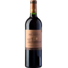 Вино Шато Бельвю, Бордо Супериоре / Chateau Bellevue, Bordeaux Superior, красное сухое 0.75л mini slide 1