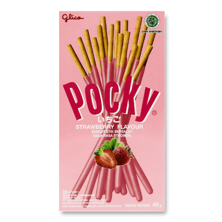 Соломка Pocky бісквітна зі смаком полуниці