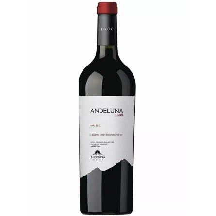 Вино Мальбек / Malbec, Andeluna, красное сухое 0.75л