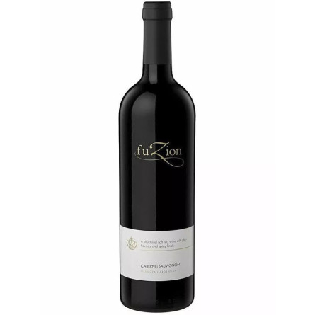Вино Каберне Совіньйон / Cabernet Sauvignon, Fuzion, червоне сухе 0.75л slide 1