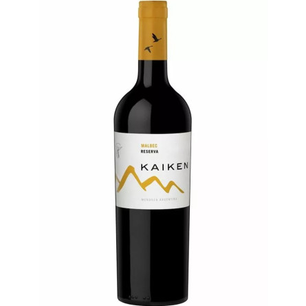 Вино Мальбек / Malbec, Kaiken, червоне сухе 14.5% 0.75л slide 1