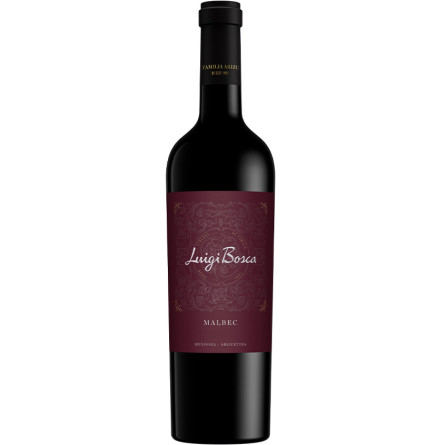 Вино Мальбек / Malbec, Luigi Bosca, червоне сухе 0.75л