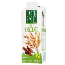 Напій Green Smile Вівсяно-шоколадний 1,5% 250мл mini slide 1