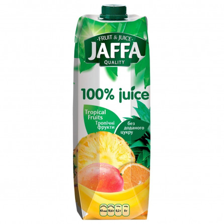 Сік Jaffa 100% juice Мультифруктовий Тропічні фрукти без доданого цукру 0,95л