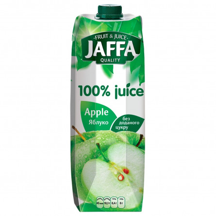 Сок Jaffa 100% juice Яблочный без добавленного сахара 0,95л slide 1