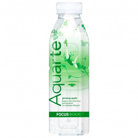 Напій негазований Aquarte Фокус яблуко з екстрактом женьшеню 0,5л