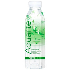 Напій негазований Aquarte Фокус яблуко з екстрактом женьшеню 0,5л mini slide 1