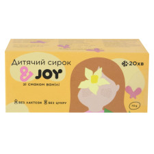 Сирок &JOY Дитячий зі смаком ванілі 70г mini slide 1