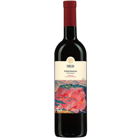 Вино Піросмані / Pirosmani, Shilda, червоне напівсухе 0.75л slide 1