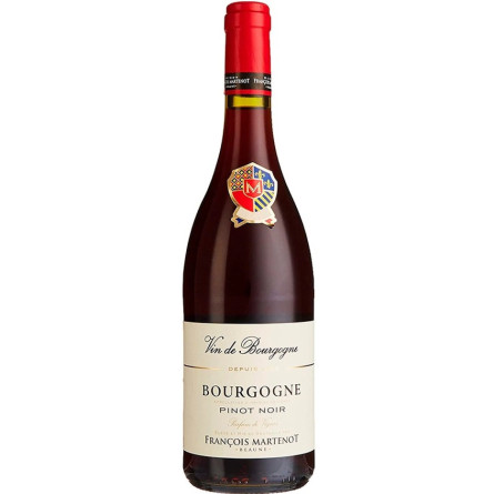 Вино Бургонь, Пино Нуар / Bourgogne, Pinot Noir, Francois Martenot, красное сухое 0.75л