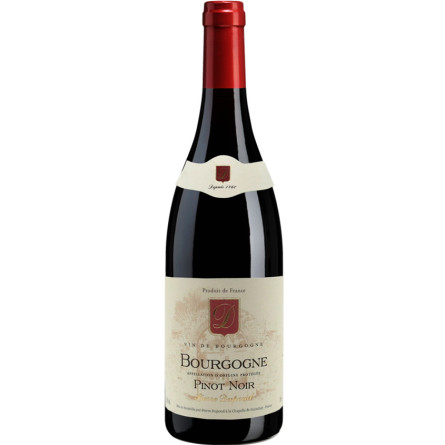 Вино Бургонь, Піно Нуар / Bourgogne, Pinot Noir, Pierre Dupond, червоне сухе 0.75л