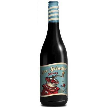 Вино Шираз / Shiraz, The Grinder, червоне сухе 14% 0.75л