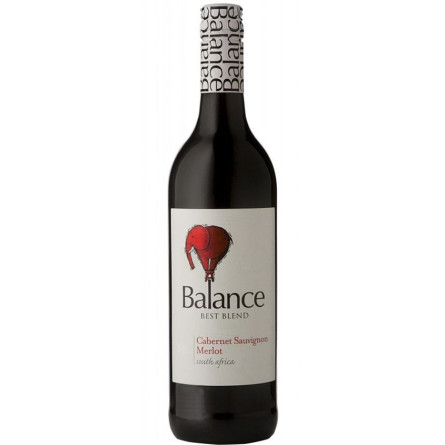 Вино Каберне Совіньйон - Мерло, Баланс / Cabernet Sauvignon - Merlot, Balance, Overhex, червоне сухе 0.75л slide 1
