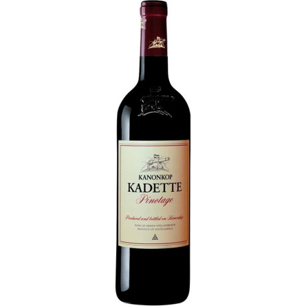 Вино Кадет Пинотаж / Kadet, Pinotage, Kanonkop, красное сухое 0.75л