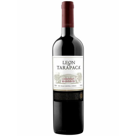 Вино Каберне Совиньон / Cabernet Sauvignon, Leon de Tarapaca, красное сухое 13.5% 0.75л slide 1