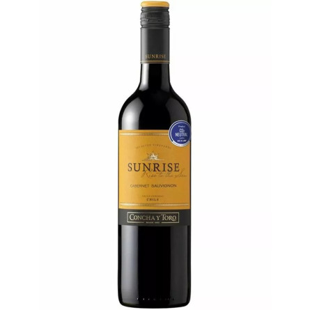 Вино Каберне Совіньйон / Cabernet Sauvignon, Sunrise, червоне сухе 12% 0.75л