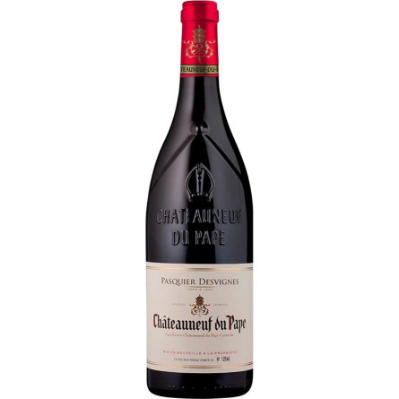 Вино Шатонеф-дю-Пап / Chateauneuf-du-Pape, Pasquier Desvignes, червоне сухе 15% 0.75л