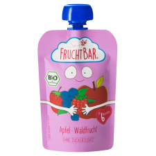 Пюре фруктове Frucht Bar з яблуком та лісовими ягодами 100г mini slide 1