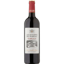 Вино Марго, Ле Гравьера де Марсак / Margaux, Les Gravieres de Marsac, червоне сухе 13% 0.75л mini slide 1