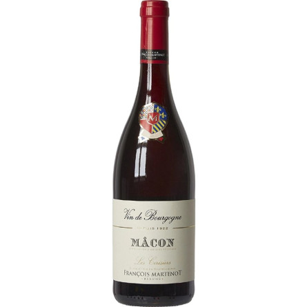 Вино Макон Ле Серізіе / Macon Les Cerisiers, Francois Martenot, червоне сухе 12.5% ​​0.75л