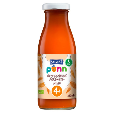 Напій Ponn Морквяний з м’якоттю органічний 240г