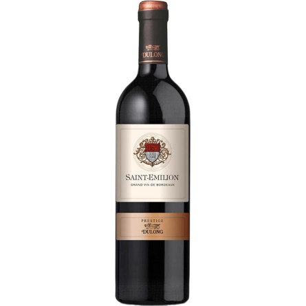 Вино Сен-Еміліон / Saint-Emilion, Dulong Prestige, червоне сухе 13.5% 0.75л