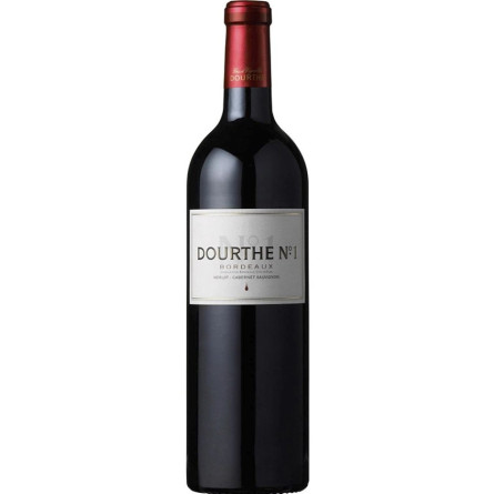 Вино Бордо Руж №1 / Bordeaux Rouge №1, Dourthe, красное сухое 0.75л