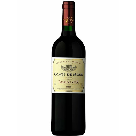 Вино Конт де Мур / Comte De Mour, червоне сухе 14% 0.75л