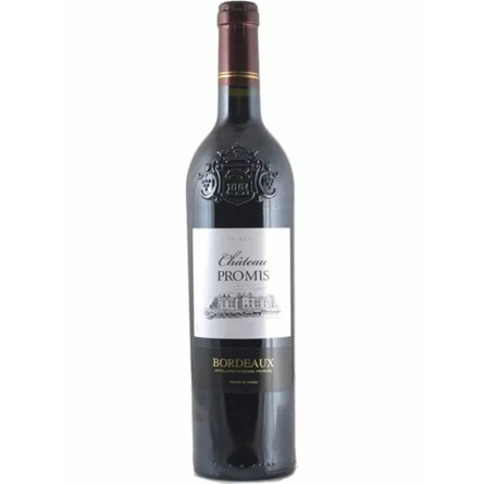Вино Бордо / Bordeaux, Chateau Promis, красное сухое 0.75л