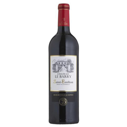 Вино Шато Ле Баррі, Сент-Емільон / Chateau Le Barry, Saint-Emilion, червоне сухе 13.5% 0.75л