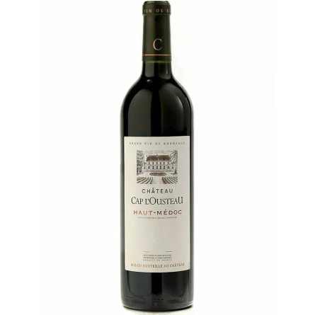 Вино О-Медок / Haut-Medoc, Chateau Cap l'Ousteau, червоне сухе 12% 0.75л