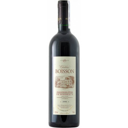 Вино Шато Буасон, / Chateau Boisson, красное сухое 0.75л