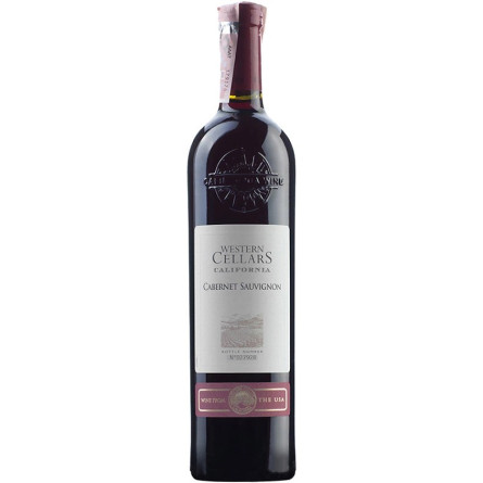 Вино Каберне Совиньон / Cabernet Sauvignon, Western Cellars, красное сухое 0.75л