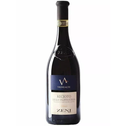 Вино Вінье Альті Речото делла Вальполічелла Класіко / Vigne Alte Recioto della Valpolicella Classico, Zeni 2012, червоне солодке 13.5% 0.75л