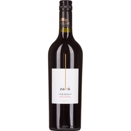 Вино Неро д'Авола / Nero d'Avola, Vigneti Zabu, червоне сухе 13.5% 0.75л