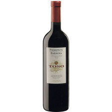 Вино П'ємонті Барбера / Piemonte Barbera, Toso, червоне сухе 12% 0.75л mini slide 1