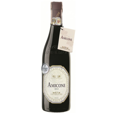 Вино Кантіно ді Ора Аміконі / Cantine di Ora Amicone, Schenk, червоне напівсухе 0.75л slide 1