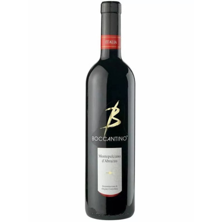 Вино Боккантіно Монтепульчано д'Абруццо / Boccantino Montepulciano d'Abruzzo, Schenk, червоне сухе 12.5% ​​0.75л