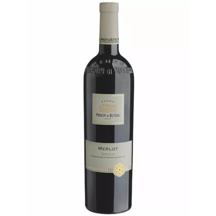 Вино Мерло / Merlot, Principi di Butera, червоне сухе 14.5% 0.75л