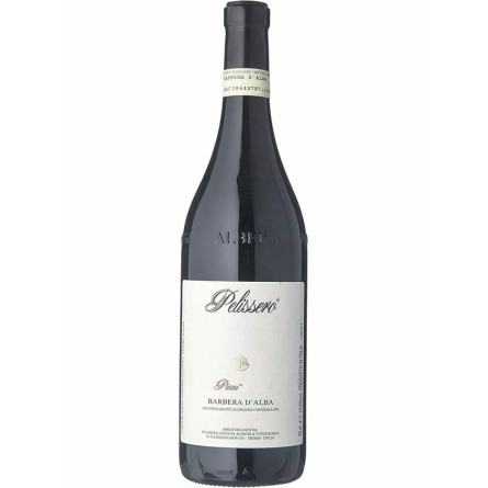 Вино Барбера д'Альба Піані / Barbera d'Alba Piani, Pelissero, червоне сухе 13.5% 0.75л