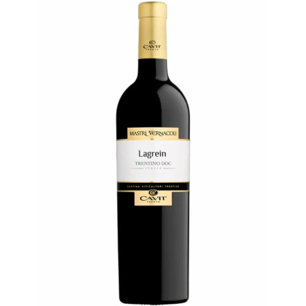 Вино Лагрейн, Мастре Вернаколі / Lagrein, Mastri Vernacoli, Cavit, червоне сухе ​​0.75л slide 1