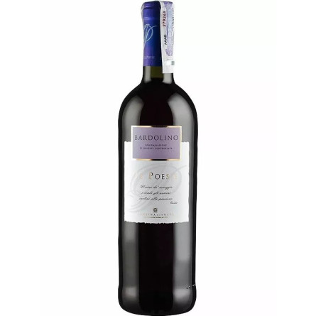 Вино Бардоліно / Bardolino, Le Poesie, червоне сухе 11.5% 0.75л