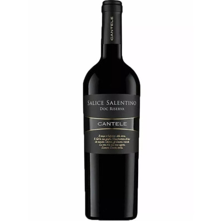 Вино Саліс Саленто Різерва / Salice Salentino Riserva, Cantele, червоне сухе 0.75л slide 1