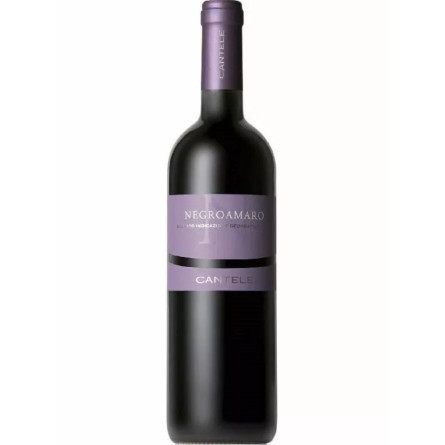 Вино Негроамаро / Negroamaro, Cantele, красное сухое 0.75л slide 1