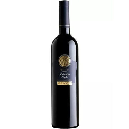 Вино Бароко Апулія, Примітиво / Barocco Puglia, Primitivo, Campagnola, червоне сухе 13.5% 0.75л slide 1