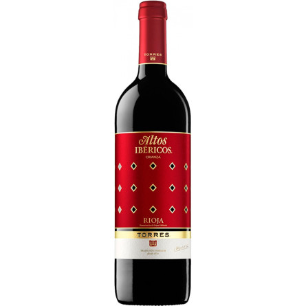 Вино Торрес Альтос Иберикос Крианца / Torres Altos Ibericos Crianza, красное сухое 13.5% 0.75л