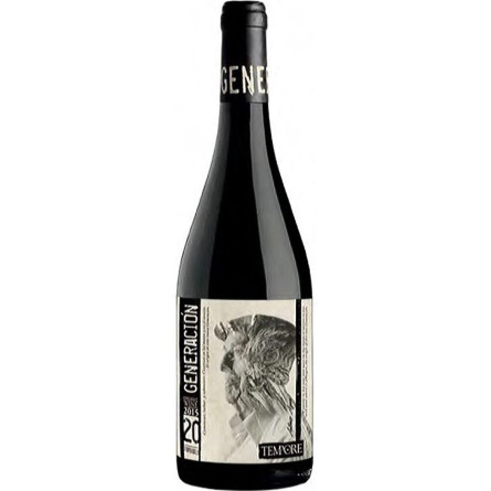 Вино Генерасьон 20 / Generacion 20, Tempore, червоне сухе 14.5% 0.75л slide 1