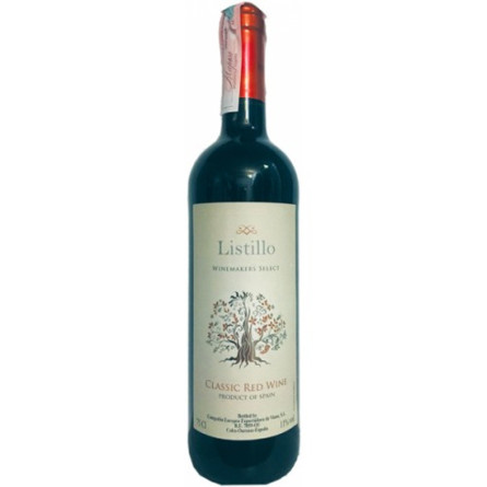 Вино Лістілло / Listillo, червоне сухе, 0.75л